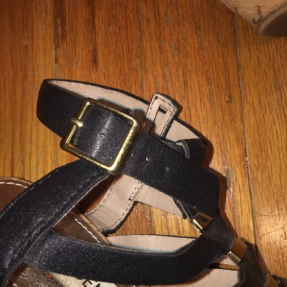 Steve Madden Gladiator Gild Accent Cork Wedges - Picture 6 of 7